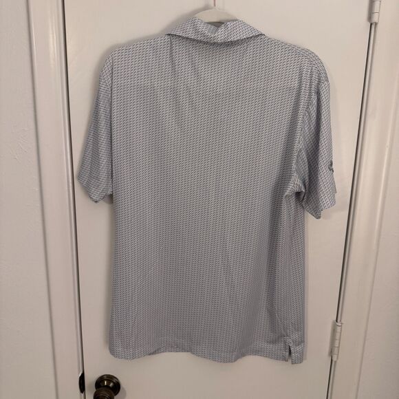 Callaway Men's Performance Short Sleeve Golf Polo Size S EUC White Birds Print - Picture 4 of 5